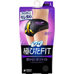 Unicharm Sofy Sofy Kyokupita FIT Elegant Fit L Black 1 Panties Panties Panties
