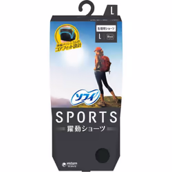 Unicharm Sofy Sofy SPORTS Panties L Black 1 (Quasi-drug) Panties
