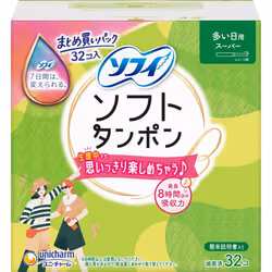 Unicharm Sofy Sofy Soft Tampon Super 32 pcs Tampons Tampons Tampons