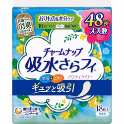 Unicharm Charm Nap Absorbent Sarafi Long Liner Deodorant 48sheets Light incontinence If the product does not agree with your  ...