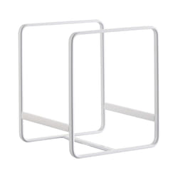 Yamazaki Home Dish Organizer-Storage Rack for Kitchen Cabinets  Small