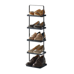 Yamazaki Home  Tall | Steel Shoe Rack  Black