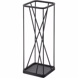 Yamazaki Umbrella Stand, Steel, Black, One size