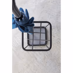 Yamazaki Umbrella Stand, Steel, Black, One size