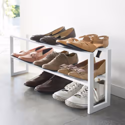 Yamazaki 2-Tiered Extendable Shoe Rack