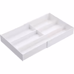 Tower Extendable Cutlery Tray With Slide Wh, Bianco