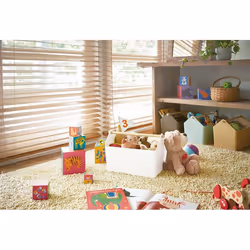 Yamazaki Favori Storage box Rectangular Polypropylene (PP), Wood White