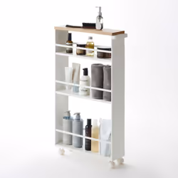 Yamazaki 3627, White, Steel, Wood, 3 shelves, 2 kg, 3 kg, 6 kg