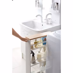 Yamazaki 3627 bathroom étagère/space saver White Steel, Wood - Additional view 6