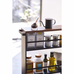 Yamazaki 3628 bathroom étagère/space saver Black Steel, Wood - Additional view 5