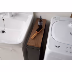 Yamazaki 3628 bathroom étagère/space saver Black Steel, Wood - Additional view 7