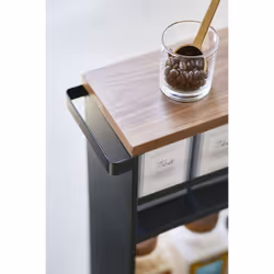 Yamazaki 3628 bathroom étagère/space saver Black Steel, Wood - Additional view 8