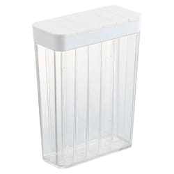 Yamazaki Home Tower grain container food storage and organization sets, One Size, White