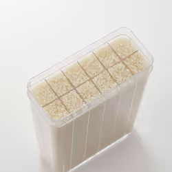 Yamazaki Home Tower grain container food storage and organization sets, One Size, White