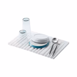 Yamazaki Home Tower Foldable Drainer Tray - Kitchen Dish Drying Mat