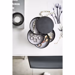 Yamazaki 4069 jewellery box/pouch/organizer Felt, Resin