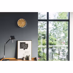 Yamazaki 4109 wall/table clock Round White