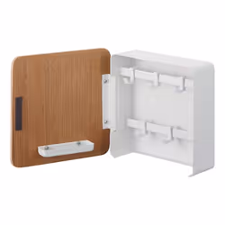 Yamazaki Rin Plywood, Steel White, Wood