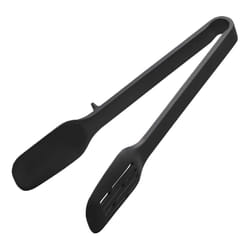 Yamazaki Home Tower Silicone Tongs - Tongs - Silicone  Black