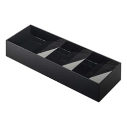 YAMAZAKI Home Tower Cutlery Drawer Organizer - Kitchen Silverware Utensil Storage Tray - Compact - Abs Plastic