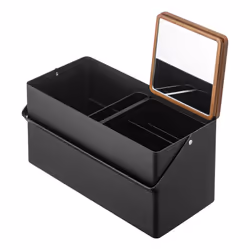 YAMAZAKI Home Tower Large Makeup Organizer Cosmetic Caddy with Handle