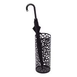 Yamazaki Umbrella Stand, Steel, Black, 190 mm, 465 mm, 190 mm, 1.3 kg