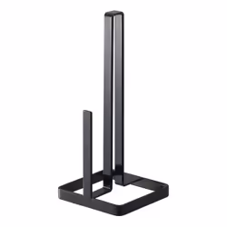Yamazaki Paper Towel Holder, Tabletop paper towel holder, Black, Steel, No pattern, 1 pc(s), 110 mm