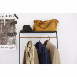 Yamazaki 7079 coat rack Floorstanding Black
