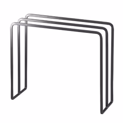 Yamazaki Home Dish Dishcloth Hanger | Steel | Towel Holder  One Size  Black