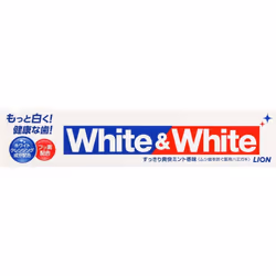 LION White & White 150g (Quasi-drug) Cavity Prevention Toothpaste 150g Cavity Prevention