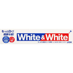 LION White &amp; White 150g (Quasi-drug) Cavity Prevention Toothpaste 150g Cavity Prevention