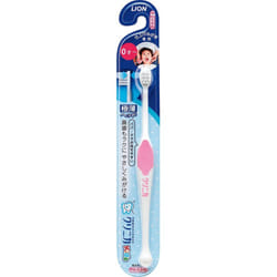LION Clinica Kids Toothbrush Soft 1 piece Children's Toothbrush for Finishing Brushing Toothbrushes Directions)Please brush carefully: Front upper tee