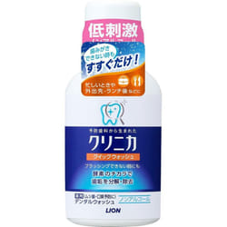 LION Clinica Quick Wash Non-alcoholic Mouthwash 80ml (Quasi-drug) Cavity Prevention Rinse with water for 20 seconds and spit out. There is no need to