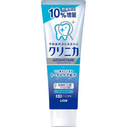 LION Clinica ADVANTAGE Toothpaste Cool Mint 10% more 143g (Quasi-drug) Cavity Prevention Adhere an appropriate amount to the toothbrush and use. Cavit