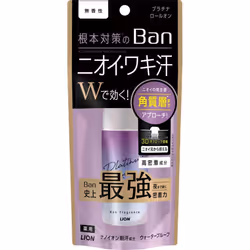 LION Ban Sweat Block Platinum Roll-On Scent Free 40ml (Quasi-drug) Roll-on mist antiperspirant Antiperspirants Apply widely a ...