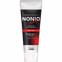 LION NONIO (Nonio) HAMIGAKI Spicy Mint Toothpaste 130g (Quasi-drug) Bad Breath Prevention Adhere an appropriate amount to the ...
