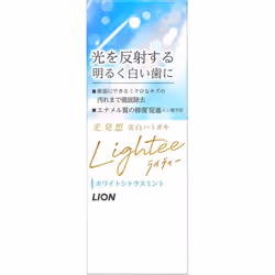 LION Lightee Toothpaste White Citrus Mint Whitening Powder 53g (Quasi-drug) Adhere an appropriate amount to the toothbrush an ...