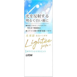 LION Lightee Toothpaste White Citrus Mint Whitening Powder 53g (Quasi-drug) Adhere an appropriate amount to the toothbrush and use. Whitening
