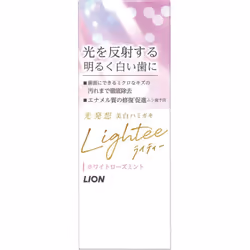 LION Lightee Toothpaste White Rose Mint Whitening Powder 53g (Quasi-drug) Adhere an appropriate amount to the toothbrush and ...