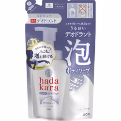 LION Hadakara hadakara Refill 440ml (Quasi-drug) Herbal Soap Fragrance Herbal Body Soap, Deodorant Body Soap, Foaming Type, R ...
