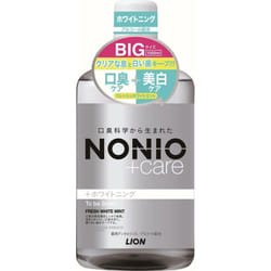 LION NONIO (Nonio) Plus Whitening Dental Rinse Mouthwash 1000ml (Quasi-drug) Bad Breath Prevention Rinse out for 20 seconds, spit out, and then brush.