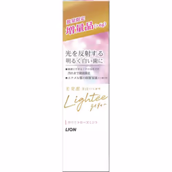 LION Lightee Toothpaste White Rose Mint Extended Range Whitening Toothpaste 106g (Quasi-drug) Apply an appropriate amount to  ...