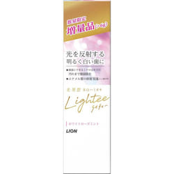 LION Lightee Toothpaste White Rose Mint Extended Range Whitening Toothpaste 106g (Quasi-drug) Apply an appropriate amount to your toothbrush and brush