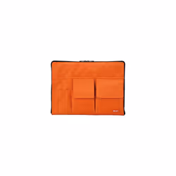Laptop Sleeve with Storage Pockets (Bag-in-Bag), 10 x 13.8 Inches, Orange (A7554-4)