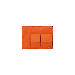 Laptop Sleeve with Storage Pockets (Bag-in-Bag), 10 x 13.8 Inches, Orange (A7554-4)