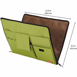 LIHIT LAB Laptop Sleeve with Storage Pockets (Bag-in-Bag), 10 x 13.8 Inches, Black (A7554-24)