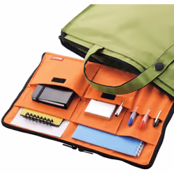 LIHIT LAB Laptop Sleeve with Storage Pockets (Bag-in-Bag), 10 x 13.8 Inches, Black (A7554-24)