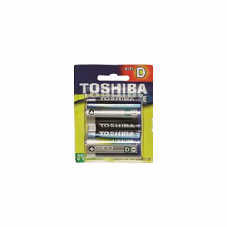 Toshiba Toshiba Super Alkaline Battery 2pk (D Battery)