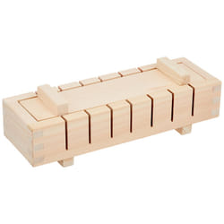 Endoshoji BSS23 Commercial Pressed Sushi  Yatsukiri (White Wood)  Cypress  Made in Japan