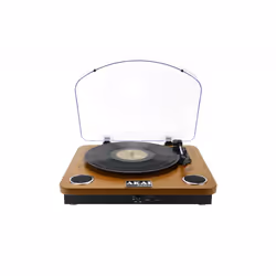 Akai ATT-11BT audio turntable Belt-drive audio turntable Brown